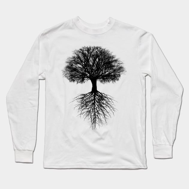 Tree of Life Long Sleeve T-Shirt by wanungara